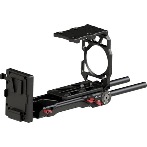FOR PANASONIC AU-EVA1 Camera Rig Kit Cage V-lock Power supply system VCT version baseplate Fast shipping