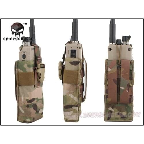 EMERSON Tactical PRC148 152 Radio Pouch FOR RRV Vest Molle Military Airsoft Combat Gear EM8336