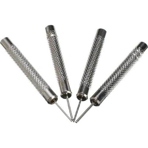 Punch Linker Pin Remover Repair Tool Stainless Steel Watch Accessories Repair Tool Kit Silver 0.7/0.8/0.9/1.0mm