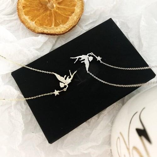 Miuoxion Retro Angel Star Necklace Fashion Personality Punk Party Jewelry For Women Feature Nmour Charm Gift All Season