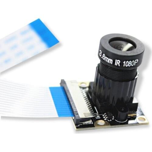 1080p 720p Camera Module Night Vision Mini Camera 5MP Webcam for Raspberry Pi 2 4 3 Model B+ Camera Cable