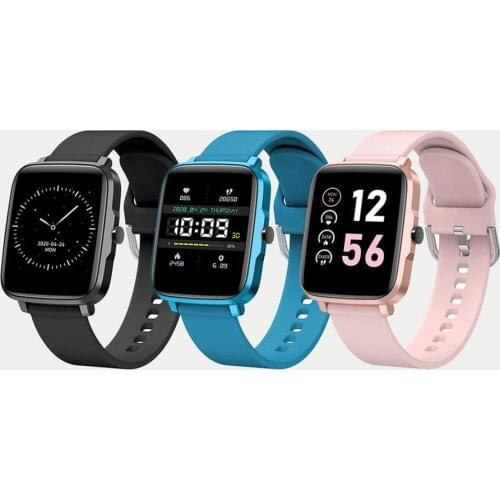 New 2.5D Curved Screen Waterproof Sport Wristband Body Temperature Measurement Heart Rate Blood Pressure Monitor Smart Watch