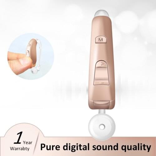 Portable Digital Hearing Aids For The Elderly Seniors With Noise Cancelling Invisible Wireless Sound Amplifier Ear Aid Headsets