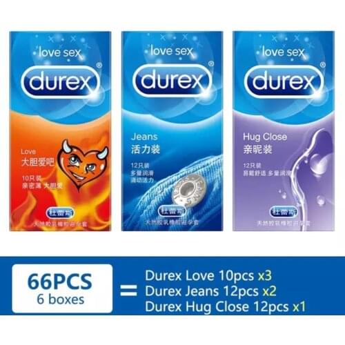 Genuine Durex Condoms for Men Ultra Thin Penis Cock Sleeve Natural Latex Lubricated Condom Adults Intimate Sex Toys Products
