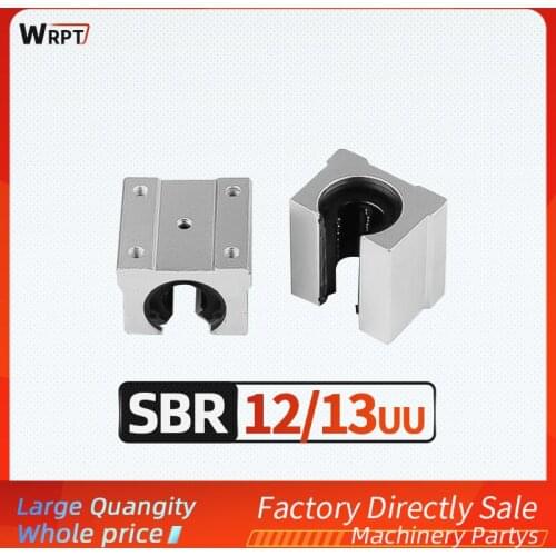 Direct selling slider SBR box type opening SBR 13UU and 12UU with copper sleeve/with pressure plate/straight circle
