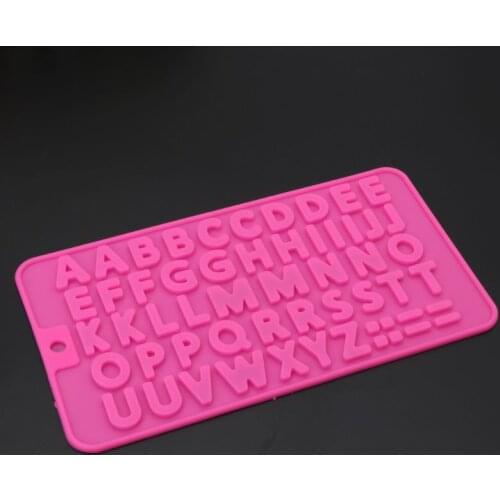 26 Alphabet Letters Ice Cube Tray Silicone Mold Resin Jewelry Making Craft Tool A0KD