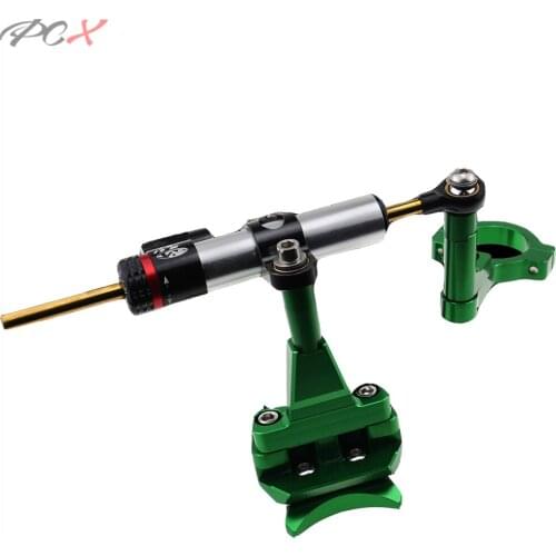 Motorcycle Steering Damper Bracket Stabilizer for Kawasaki Ninja 400 Ninja400 2018-2019 Stabilize Safety Control