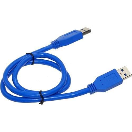 USB 3.0 Type A Male to Type A Male Cable Cord 0.6m/ 2FT 1.5m/ 5ft Data Wire Hard Drive Enclosures Laptop Pc