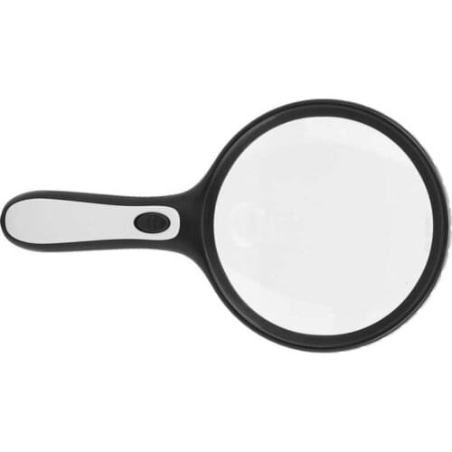 Lighted Magnifier Portable Durable Stable Clear Magnifying Glass for Reading for Exploring Nature