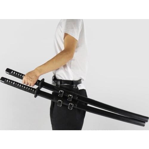 124cm Cosplay wooden katana belt toy 1 2 3 sword to fill kids funny Cosplay game toy only belt no katana
