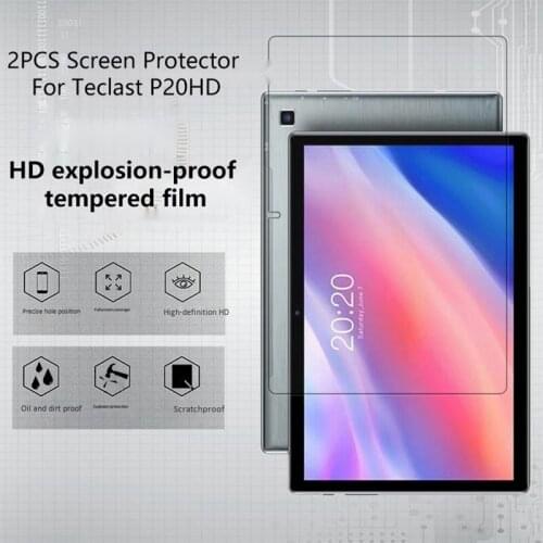 2PCS Sn Protector for Teclast P20HD Tablet 10.1 Inch Protective Film Guard