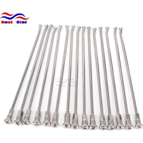 36PCS Motorcycle 19" Stainless Steel Rear Wheel Spokes Nipples For HONDA CR125R CR250R CR500R CRF250R CRF450R CRF250X CRF450X