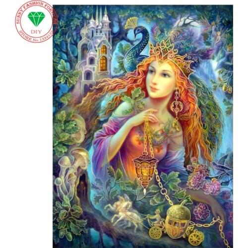 5d DIY Square Full Diamond Embroidery Icon diamond religion Fairy picture Rhinestones Cross Stitch Kits diamond embroidery