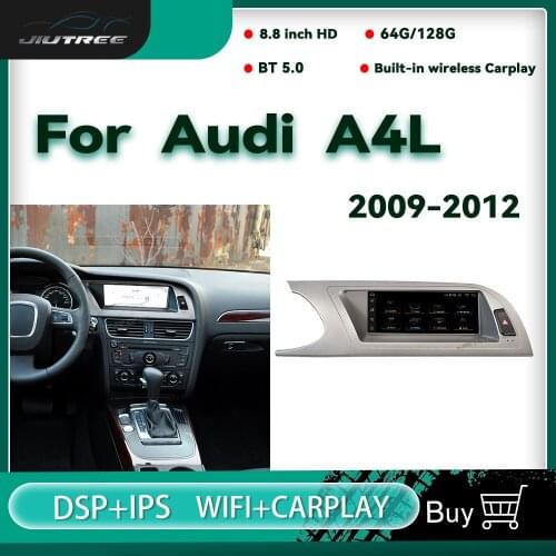 8.8 Inch Anti-glare Screen Android Car Radio For Audi A4L 2009-2012 Navigation Multimedia Player Carplay Stereo Receiver