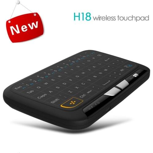 H18 Mini Wireless Touch Keyboard 2.4 G Portable Keyboard With Touchpad Mouse For Windows Android Smart TV Linux Windows Mac