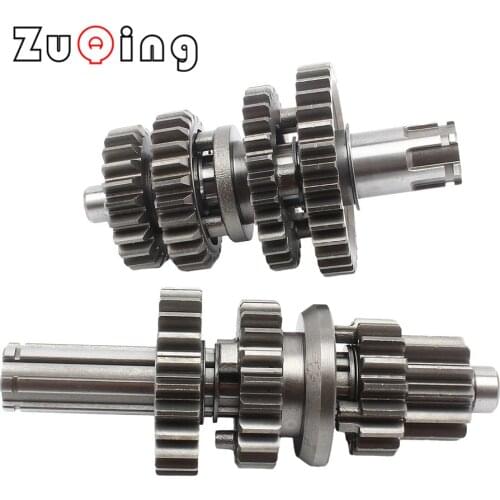 Fourth Gear Main Countershaft Transmission Gear Box Main Counter Shaft Fit For Lifan 125cc Electric Foot Start Engines ZB-110