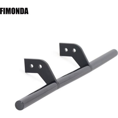 FIMONDA RC Tractor Truck Metal Rear Bumper for 1/14 RC Container Truck Tamiya SCANIA Benz Man AROCS 3363 Hino Upgraded Parts