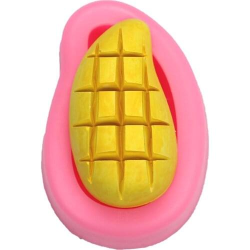 Cake Mold Simulation Mango Silicone Resin Molds Cake Decoration Tools DIY Clay Gypsum Automobile Fragrance Baking Accessories