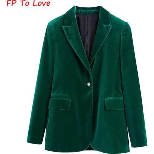 Женские бархатные пиджаки FP TO LOVE China At AliExpress