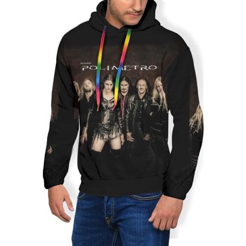 Nightwish Hoodie Nightwish Polimetro Hoodies Long Sleeve Autumn Pullover Hoodie Popular Loose Black Hoodies