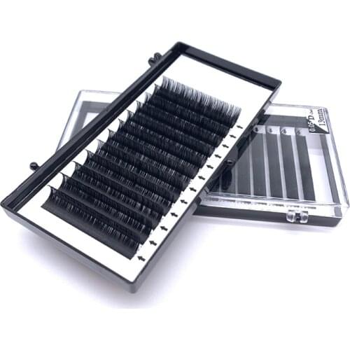 Ygirlash Custom Your Logo 0.03 0.05 0.07 Individual Eyelash Extension Silk Lashes Russian Volume Classic Eyelashes Extensions