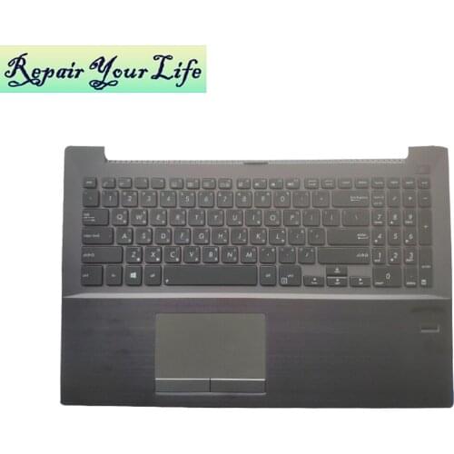 Laptop keyboard CH China for ASUS P500CA P500C 90NB00F1 R31US0 13NB00F1AM011 black backlight Palmrest TOP cover with Touchpad