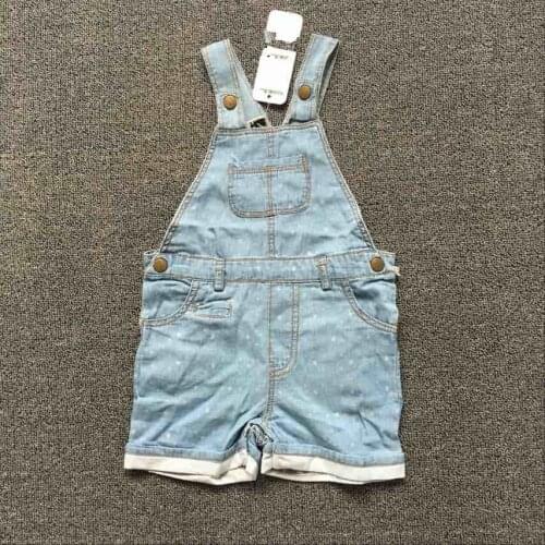 SHUZHI Summer baby boys girls shorts Overalls Soft Toddler Girls jumpsuit Suspender Dniem Shorts Jeans Infant Baby Clothes 9M-3T