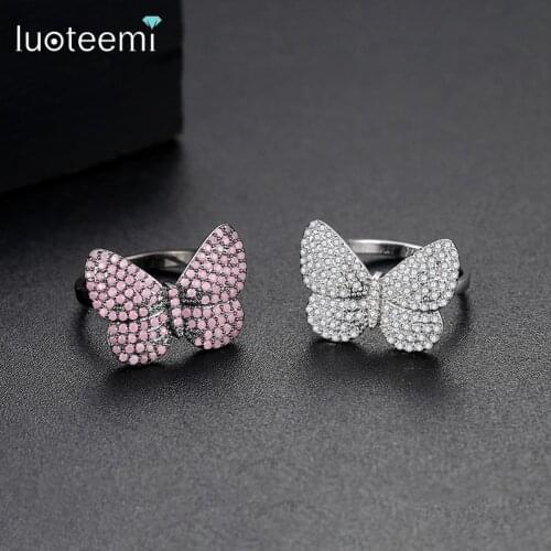 Помолвочные кольца LUOTEEMI China At AliExpress