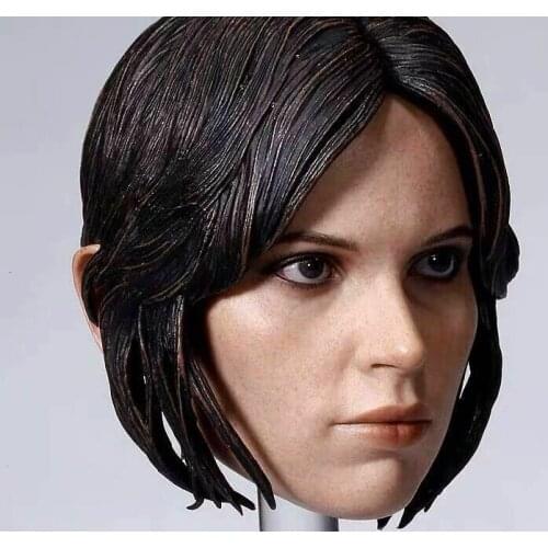 1:6 Scale Jyn Erso Short Hair Head Model For 12" Female Figure Body Toys Gifts