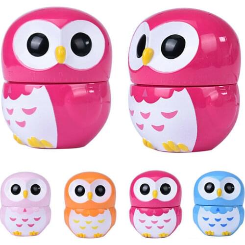 Owl Cartoon Kitchen Timers 60 Minutes Cooking Mechanical Home Decor