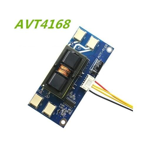 Mini Desgin AVT4168 PC LCD MONITOR CCFL 4 LAMP 10-24inch 10V-28V Universal Lcd Inverter