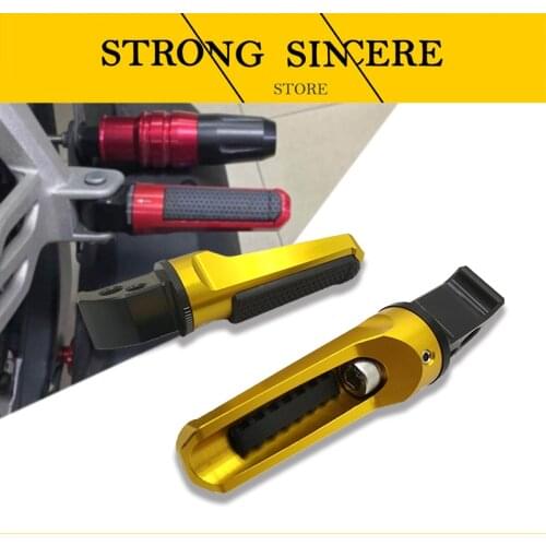 Motorcycle Rear Foot Pegs Pedals For YAMAHA N-MAX155 FZ1 FZ6 MT03 MT07 MT09 MT10