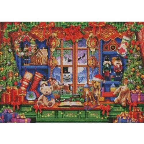 Top new Embroidery Counted Cross Stitch Kits Needlework - Crafts 14 ct DMC Color DIY Arts Handmade Decor Tolls shop