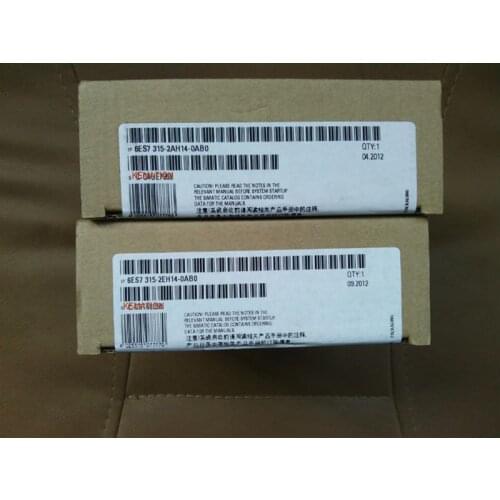Original New S7-300 CPU Module 6ES7315-2AH14-0AB0 315-2DP Central Processing Unit with MPI 6ES7 315-2AH14-0AB0 6ES73152AH140AB0