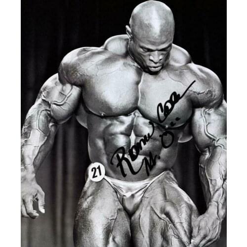 Ronnie "Big Ron" Coleman Signed Art Silk Poster Print 24x36inch