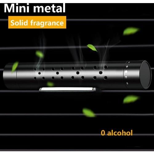 Styling Outlet Perfume Car Air Freshener Auto Air Freshener Flavor In the Car Diffuser Solid Perfume +5PCS aromatherapy stick