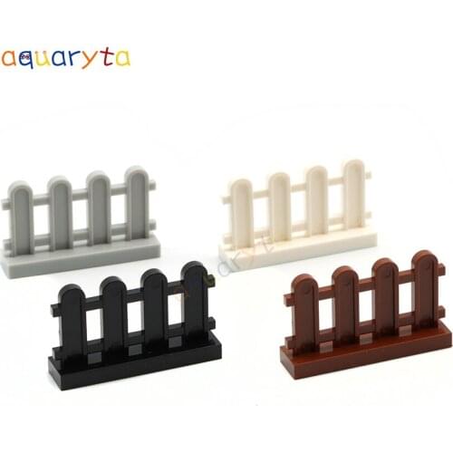 AQUARYTA 20pcs Moc Building Blocks 1x4x2 Fence Arden 33303 City Street View Part DIY Educational Creative gift Toys for Teens