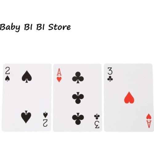 Magic Tricks Magic Toy Three Card Monte Poke Trick Instant Change Card Easy To Play