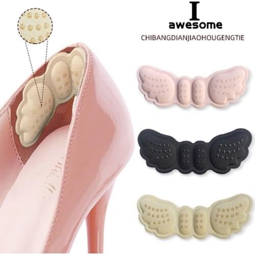 1 pair Butterfly Heel Insoles Heel Shoes Stickers For Heels Length Shoe Heel Pad Foot Care Anti Abrasion Keep Abreast Heel Pads