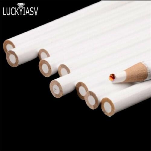 100pcs Profression Nail Dotting Tool Beads Gems Studs Picker Nail Art Design Wax Pen Rhinestone Pick Up Point Drill Pencil Stick