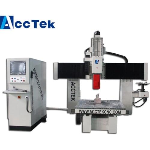 5axis woodworking cnc router machine for foam mould engraving machine/3D automatic tool change