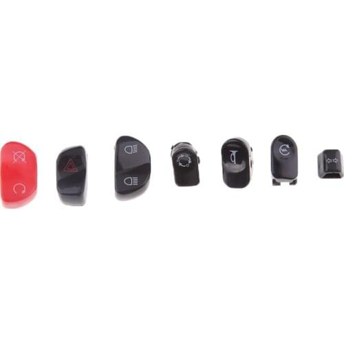 7pcs Hand Controls Switch Cover Button Covers Caps For Victory