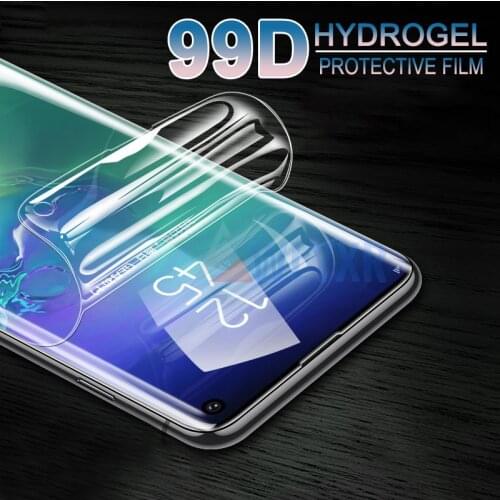99D Screen Protector For Samsung Galaxy S10 S9 S20 Plus Note 10 Hydrogel Film For Samsung A10 A30 A40 A50 A60 A70 A80 A90 Cover