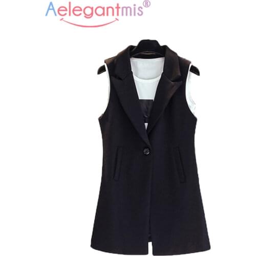 Aelegantmis Women's Elongated Vests