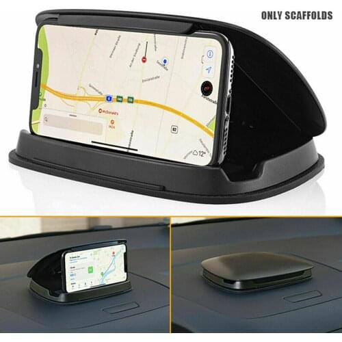 Anti Slip Phone Holder Prevent Sun Washable Dashboard Gps Phone Clip Universal Car Phone Holder Black Car Phone Cradle