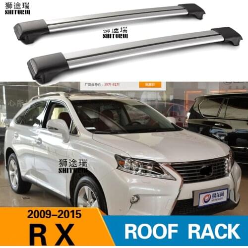 SHITURUI 2Pcs Roof Bars for LEXUS RX-Series 270 350 5-dr SUV, 2008-2016 Aluminum Alloy Side Bars Cross Rails Roof Rack Luggage