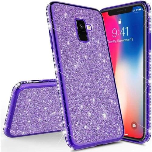 Full Bling Case For Samsung Galaxy A70 A50 A30 A40 A20 A10 A10S A20E A90 A6 A7 A8 A9 2018 S8 S9 S10 S10E S20 Plus Cover Funda
