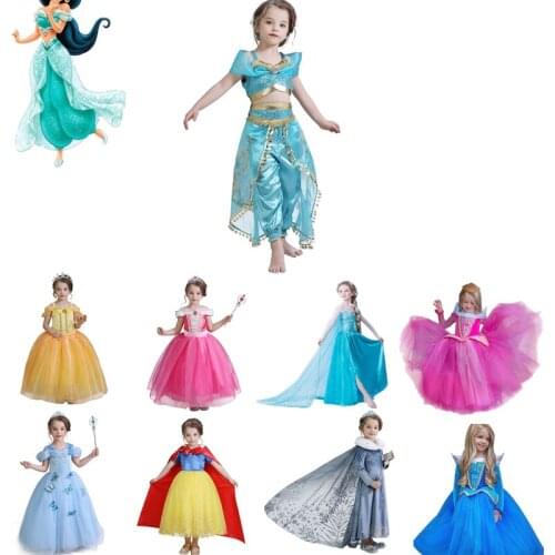 Girls Fairy Princess Costume Beauty Princess Kids Dress Halloween Cosplay Costume Children Girls Arabian Princess