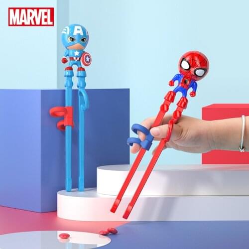 Disney Marvel Childrens Chopsticks Training Chopsticks Spiderman Mickey Baby Tableware Childrens Learning Chopsticks