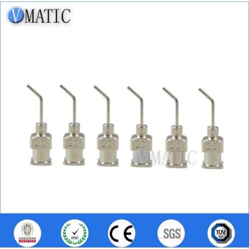 High Quality 12Pcs 1/2'' Inch 20G 45 Degree Bent Stainless Steel Dispensing Needle